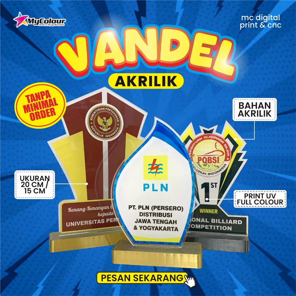 PLAKAT VANDEL AKRILIK CUSTOM + BOX BLUDRU l plakat akrilik | plakat akrilik custom | Plakat wisuda |