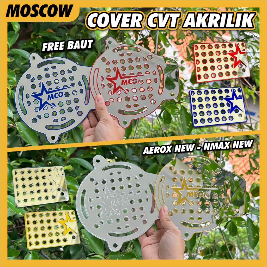 PELINDUNG BAK MESIN CVT MOTOR YAMAHA ALL NEW NMAX AEROX COVER CVT AEROX NEW NMAX NEW AKRILIK PNP FUL
