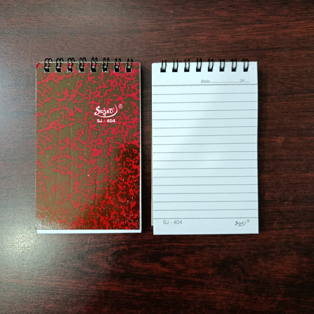 

Notes Spiral / Kawat 404 ( 12 x 8 CM ) SEJATI