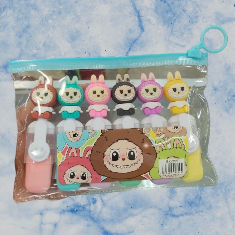 

Stabilo 6 Collor Labubu | Stabilo Karakter Labubu | Perlengkapan Sekolah