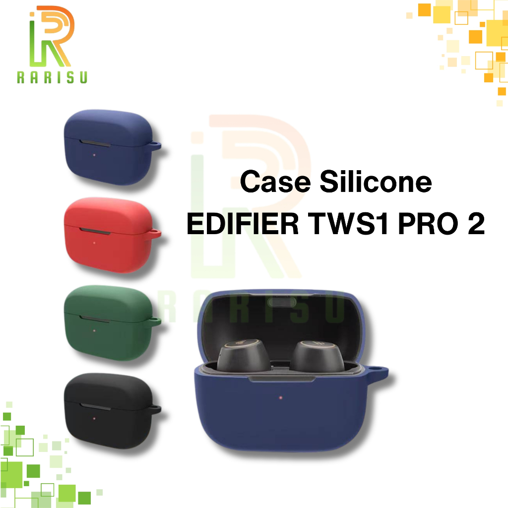 Case Casing Cover Pelindung Silicone EDIFIER TWS1 1Pro + Carabiner Rarisu.id