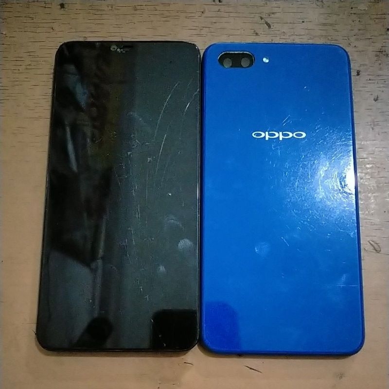 Oppo a3s 1853 minus lcd retak mesin mati ic emmc