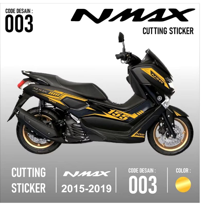 STIKER NMAX - Cutting sticker lis body yamaha Nmax Old 2015-2019