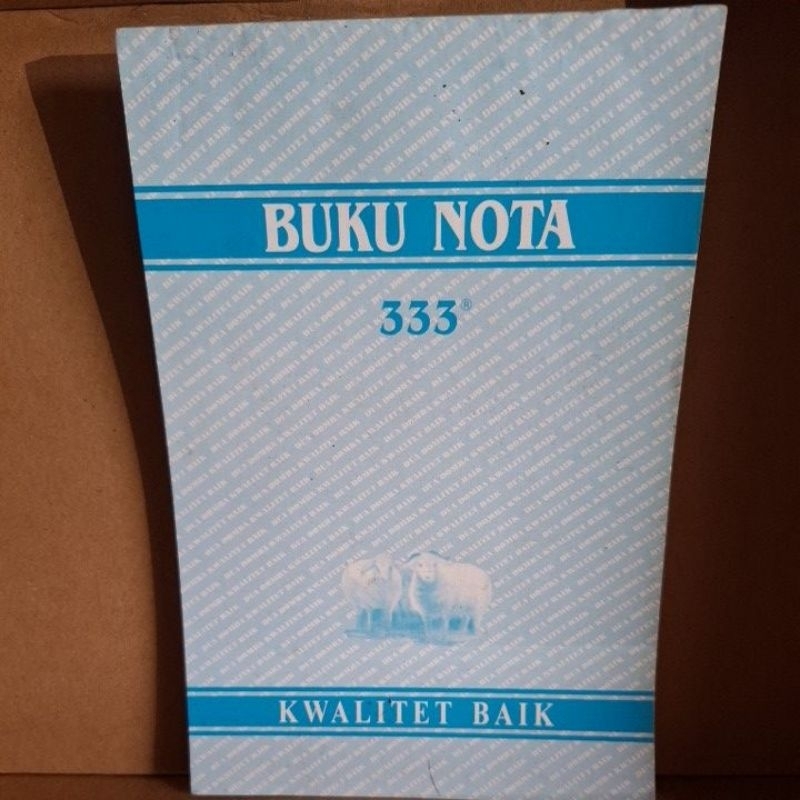 

buku nota 333 3ply tanggung isi 40lembar 14.5x 21cm