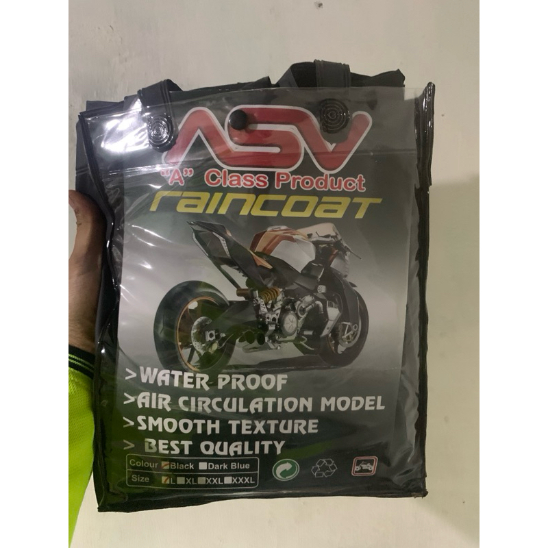 jas hujan asv original