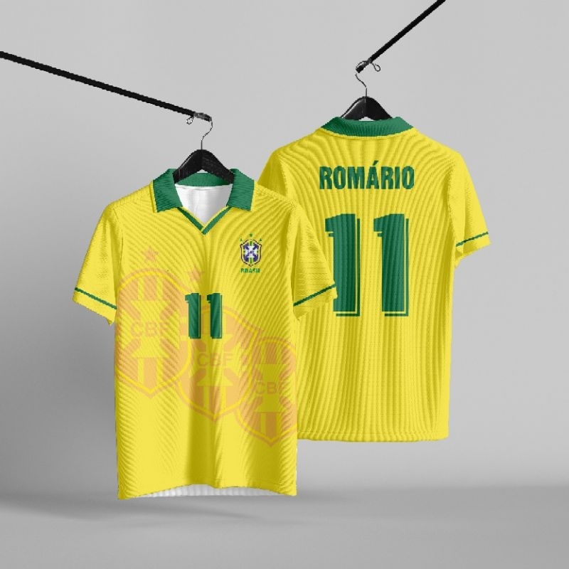 jersey timnas brasil berkerah