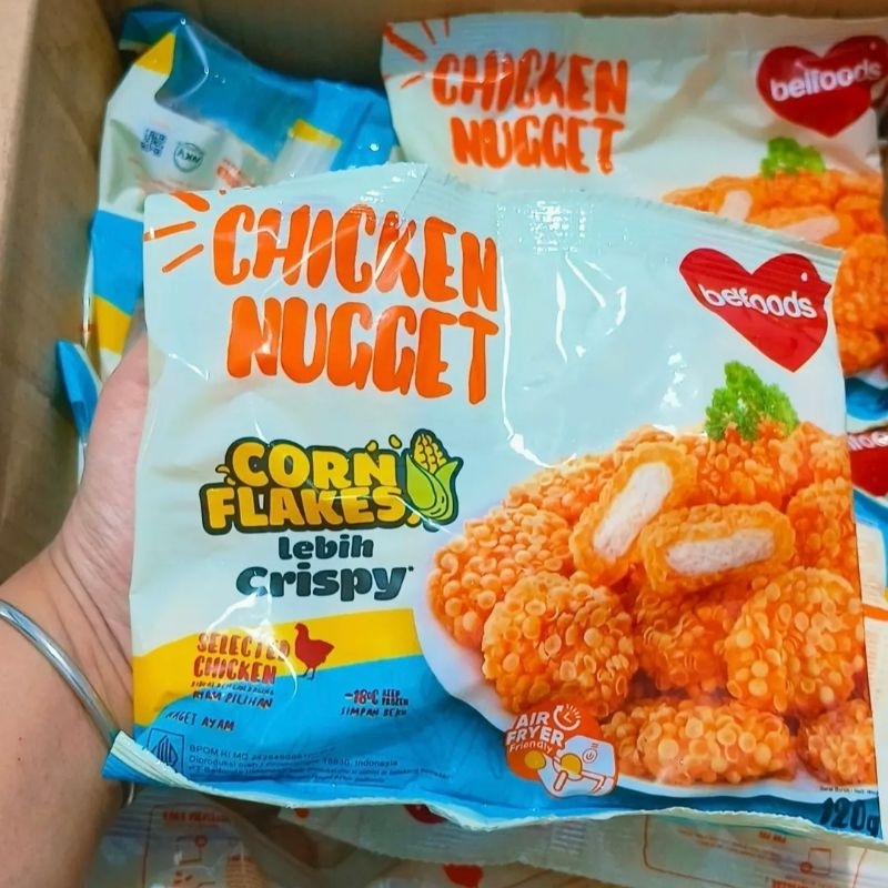

belfoods nugget ayam cornflakes frozen / belfood crispy