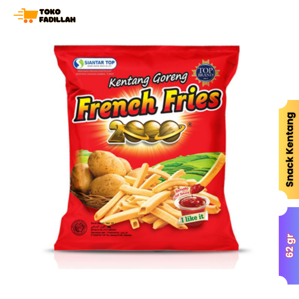 French Fries 2000 Kentang Goreng Besar 62 gr