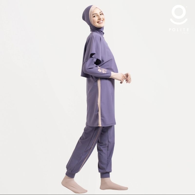 POLITE SWIM Baju renang Muslimah Purple