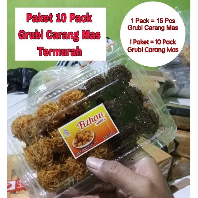 

Paket 10 Pack Grubi Carang Mas