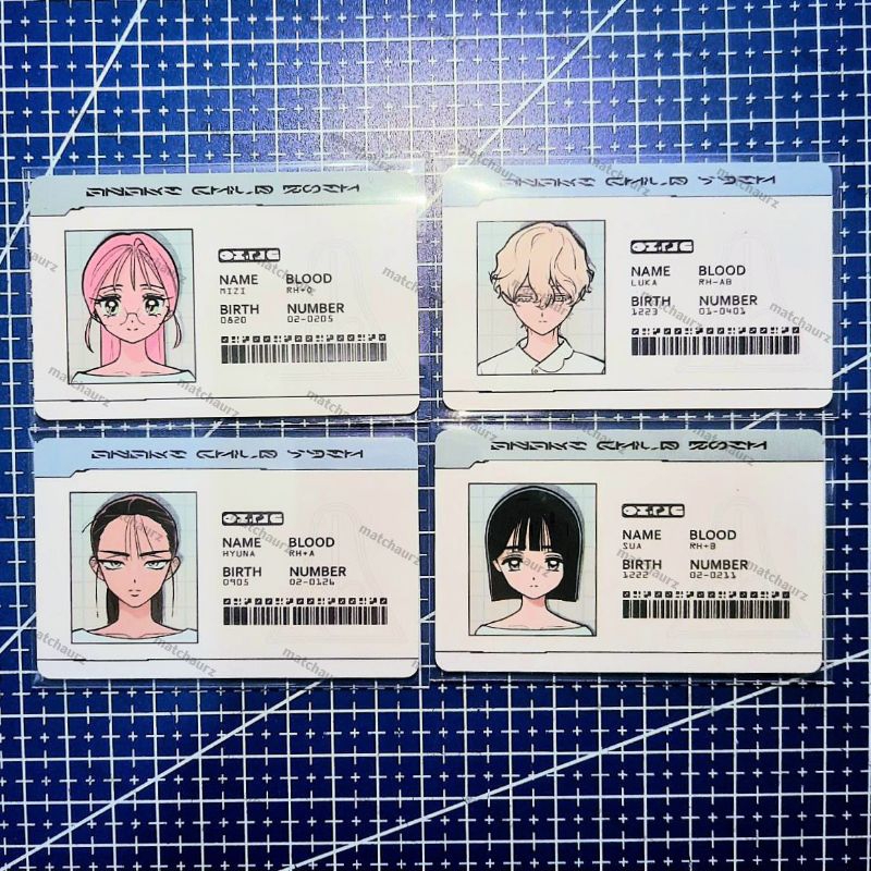 

[READY] Official Anakt Garden Kit ALIENSTAGE ID Card Mizi Sua Luka Hyuna IDC ALNST Merchandise Alien Stage MiziSua Hyuluka