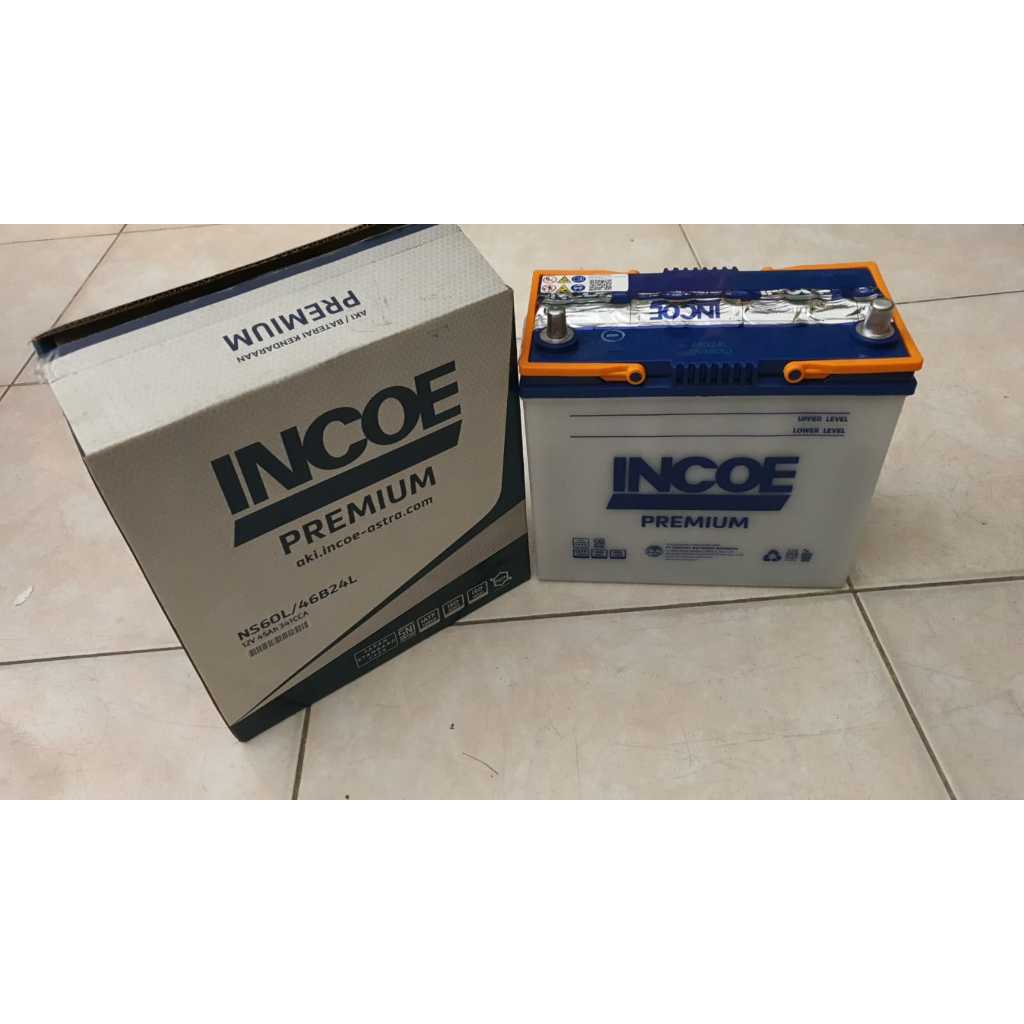 Aki Basah Incoe Premium 46B24L/NS60L (45AH)