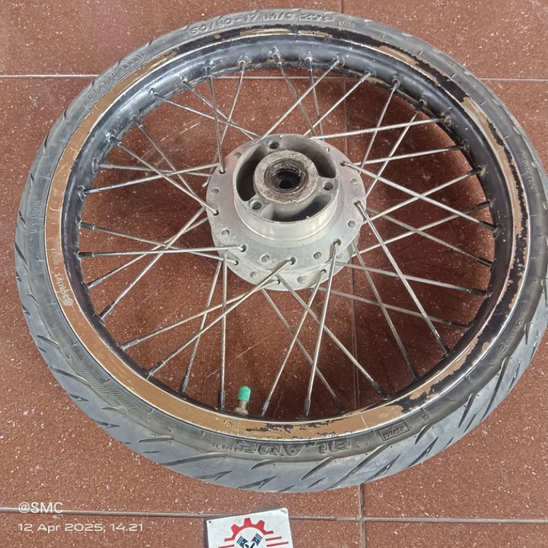 velg tromol jari jari pelek belakang veleg satria fu set ban kecil