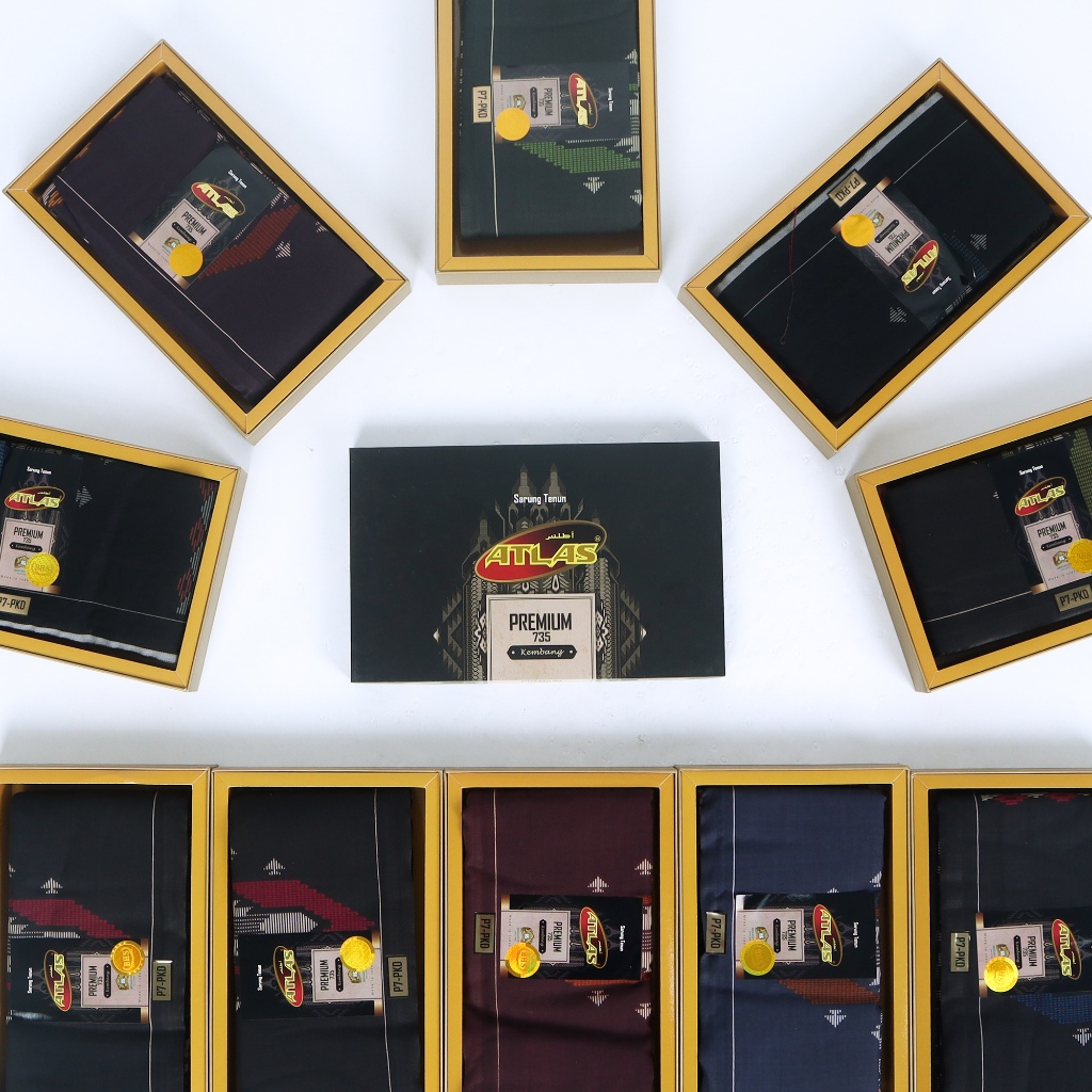 Grosir 10 Pcs Sarung ATLAS Premium 735 Kembang