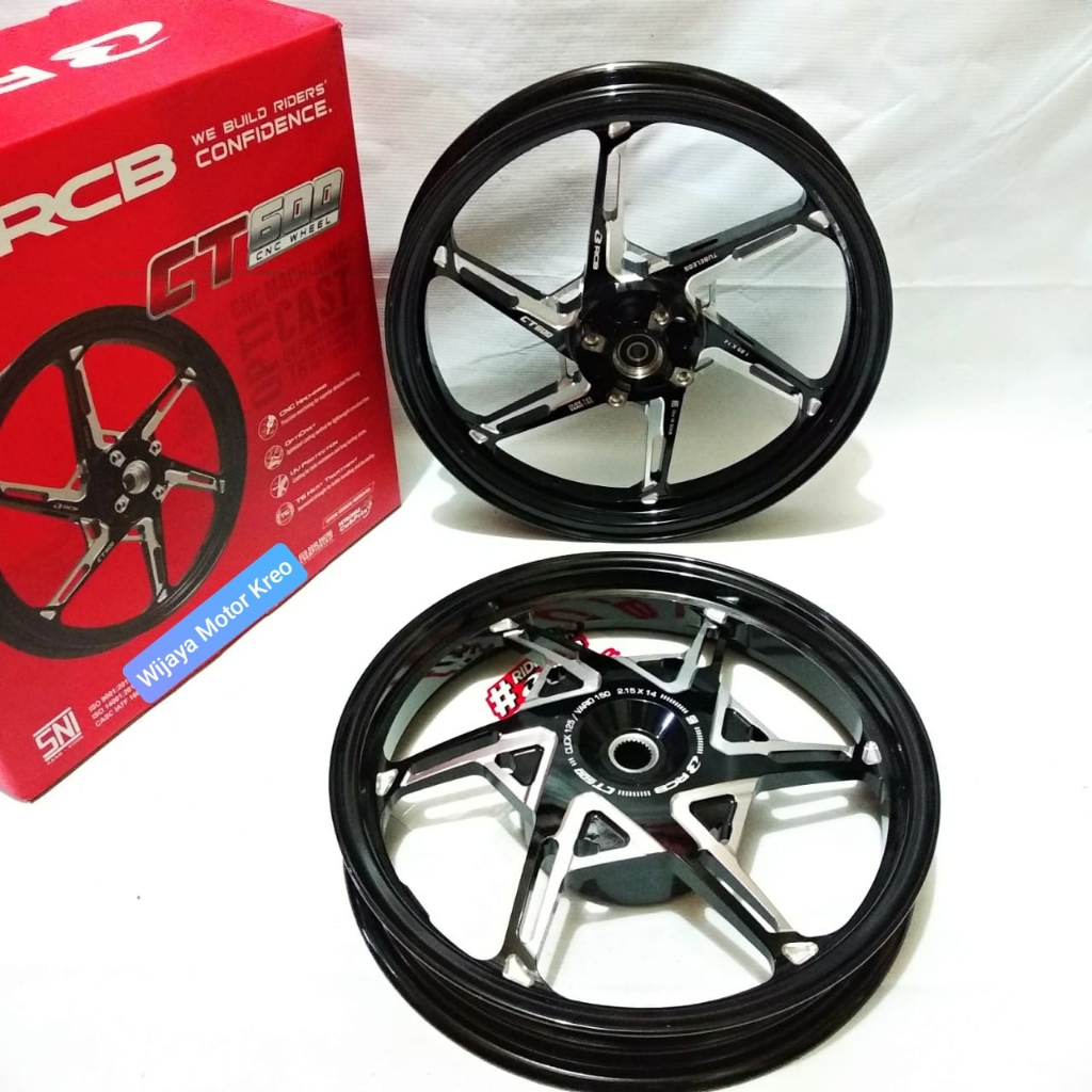 Velg RCB CT600 Vario 125 150 / Vario 160 CBS  / Beat Fi / Beat Karbu Full CNC CT600 Original RCB