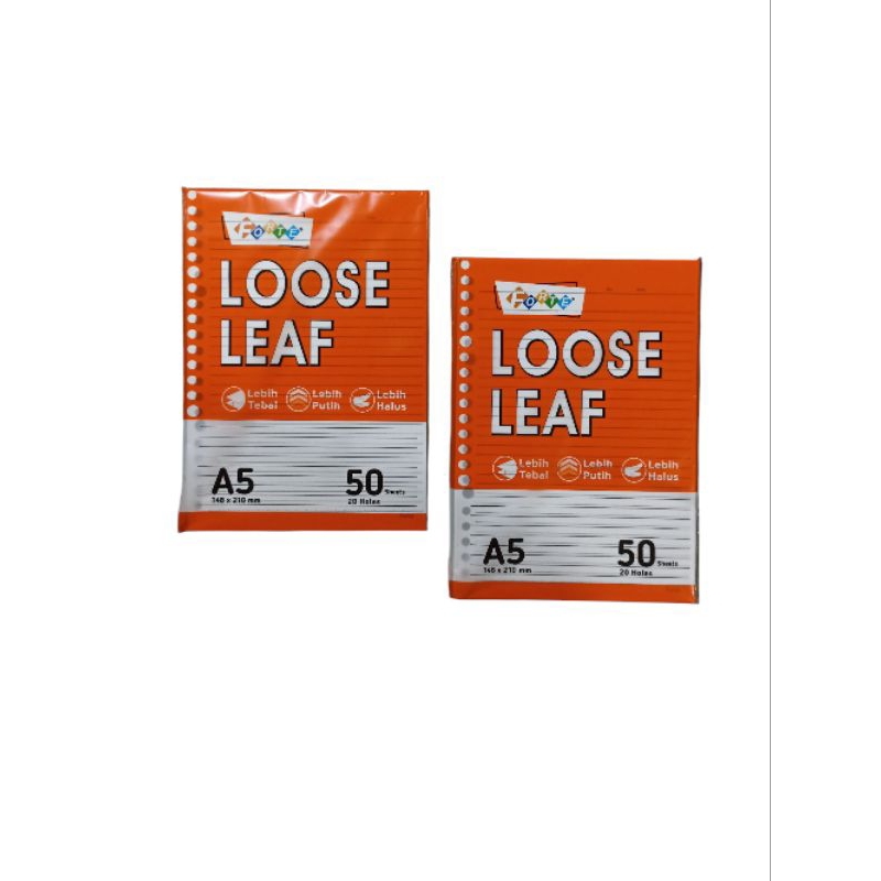 

loose leaf A5 50 forte