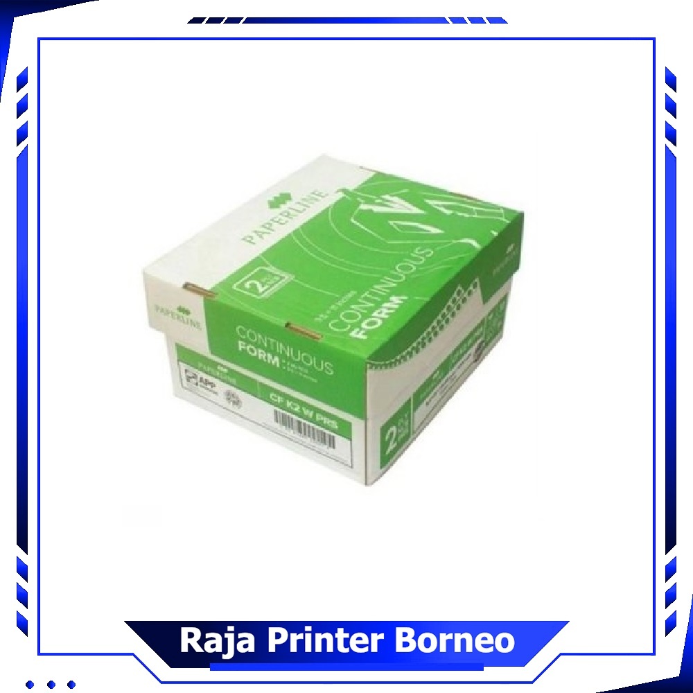 

Kertas CF Continuous Form Paperline 2 Ply Warna Perforasi Putih Merah 9.5" x 11" Di bagi 2