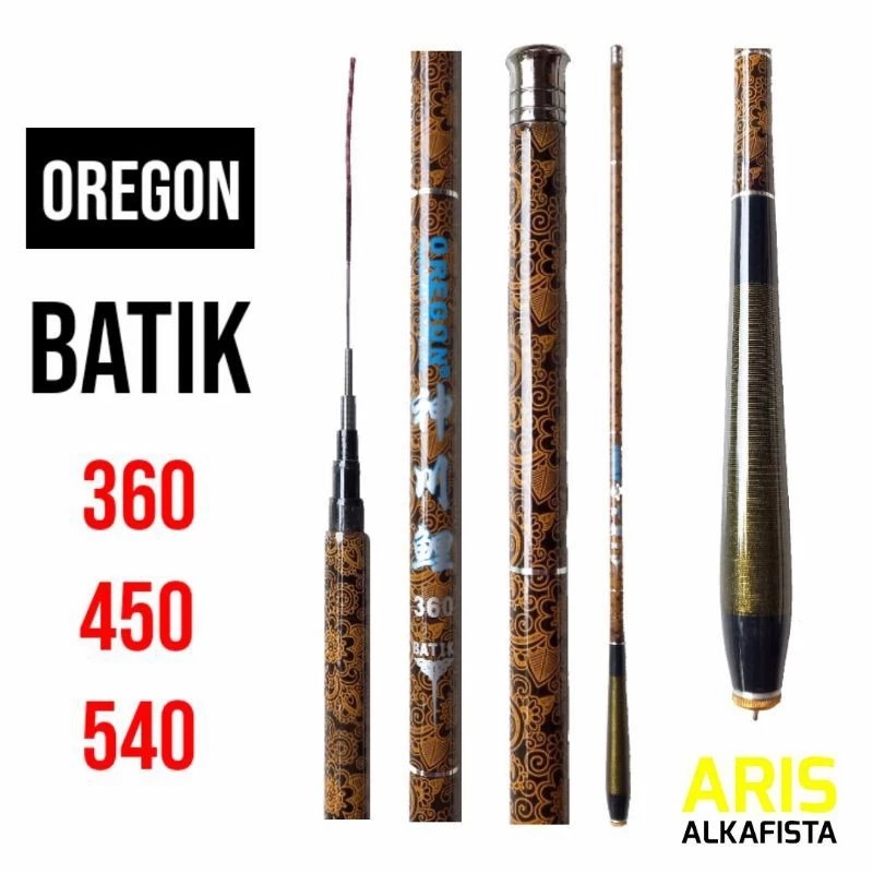 Joran Tegek Oregon Batik 360 450 540 630 720 Carbon Material