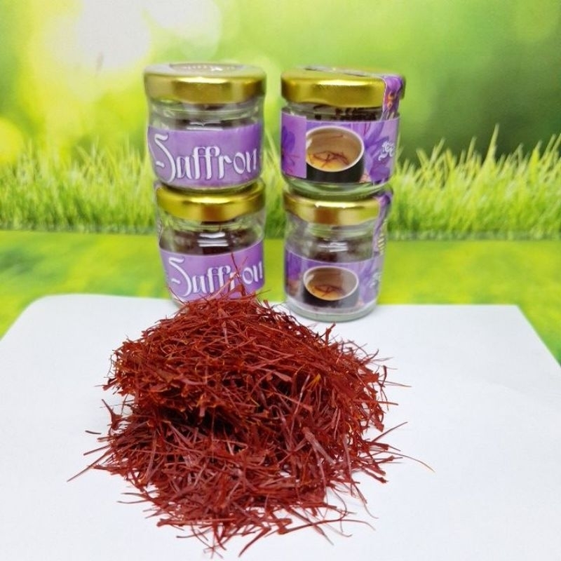 

saffron asli (bunga saffron) berat 1 grm 藏红花 dari Nepal