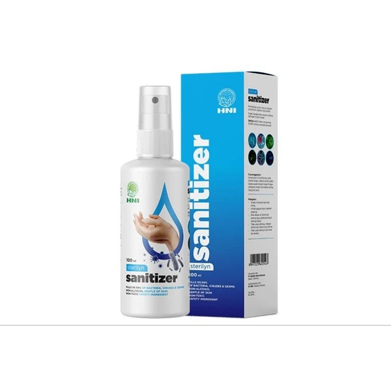 STERILYNSANITIZER HNI HPAI. * Kemasan 100 ML. * Herbal 100% Ori. * Dapatkan Dengan Harga Grosir. * H