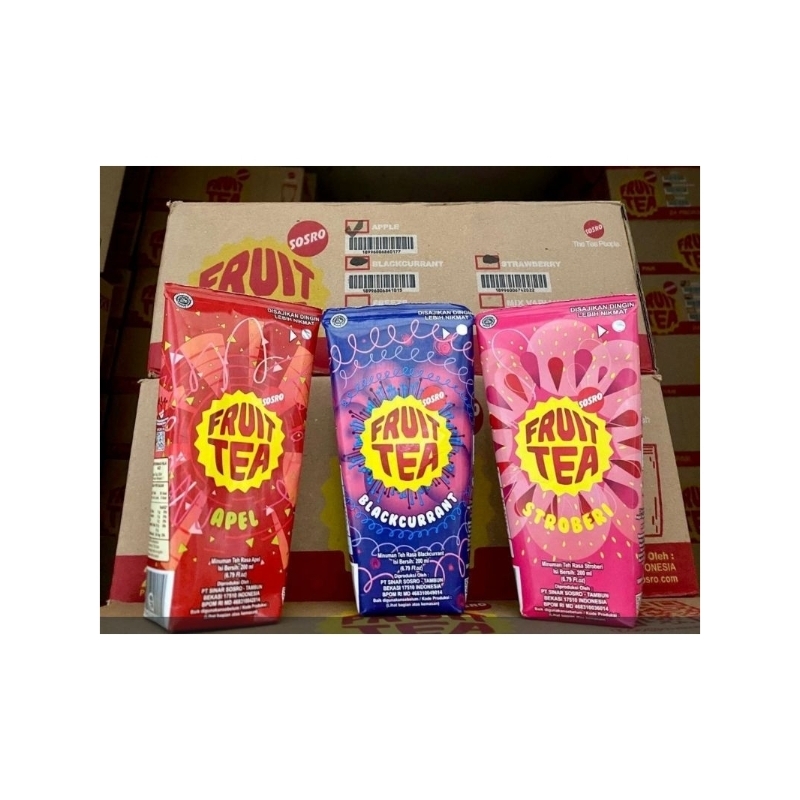 

sosro fruit tea
