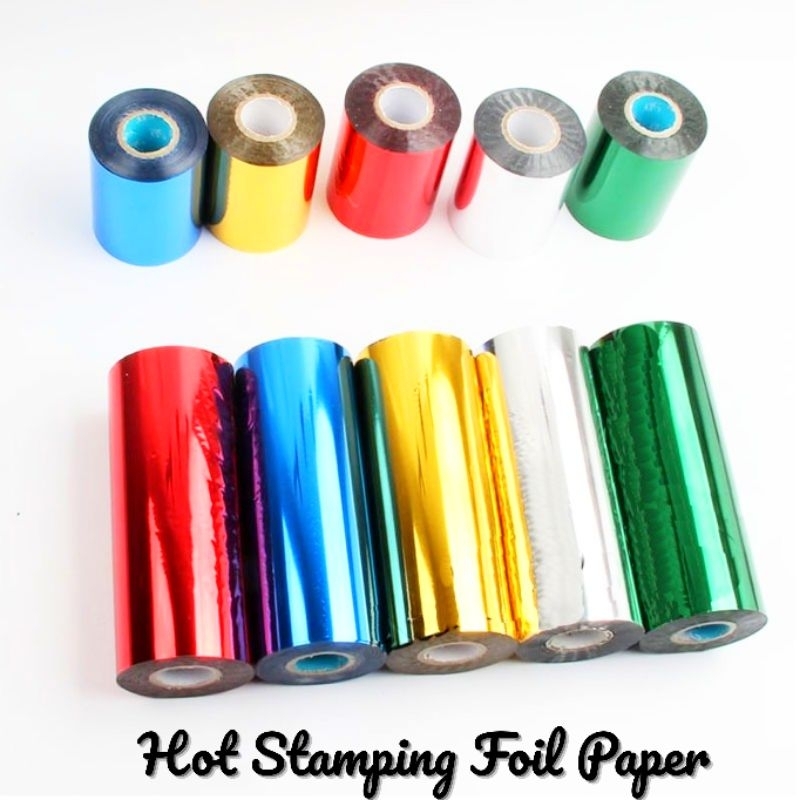 Foil hotprint hot stamping poly embos poly