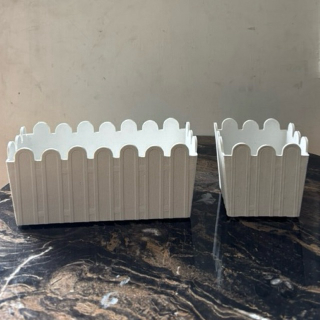 Vas pagar panjang // vas plastik bunga hias