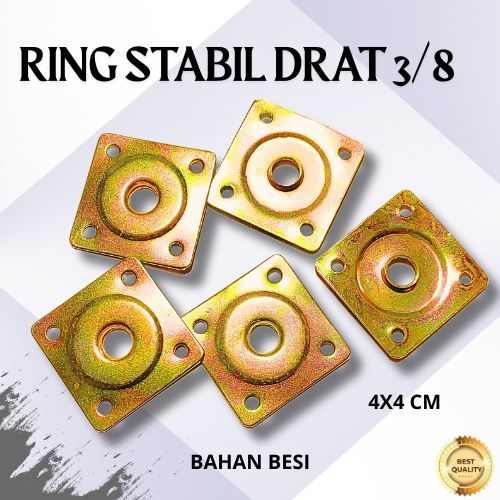 RING STABIL KOTAK DRAT 3/8/ RING KAKI SOFA SPRINGBED / RING PLAT BESI / KAKI SOFA