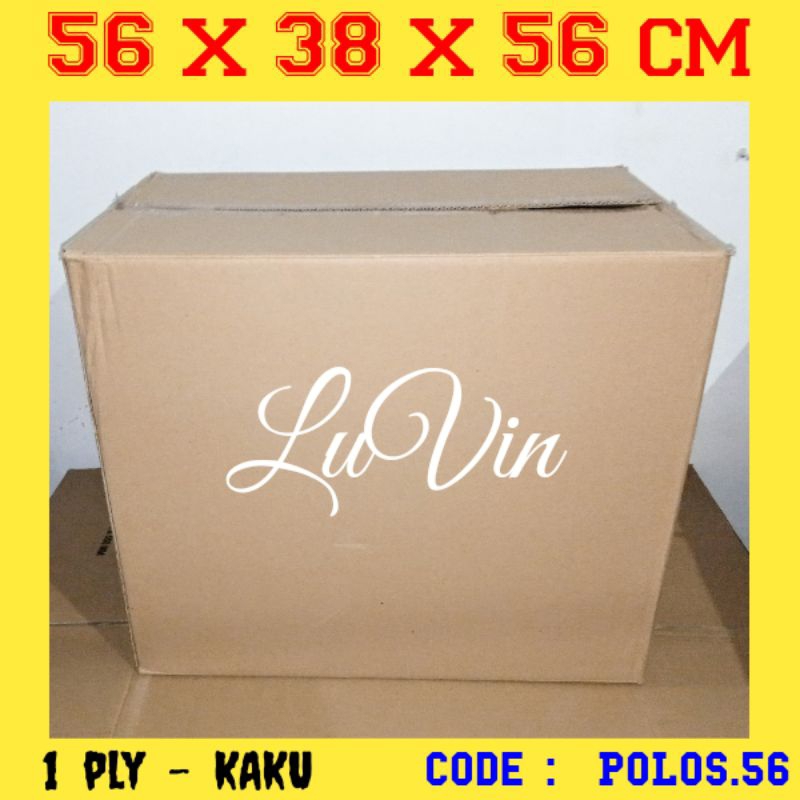 

Kardus Box Besar POLOS.56 uk.56x38x56 cm u packing jumbo dan pindahan rumah