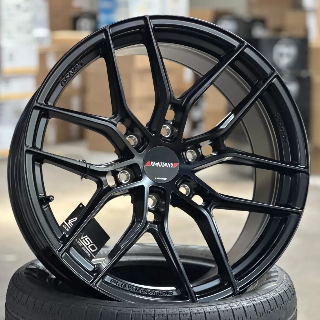 Velg Lenso Venom VT3 Ring 20 Lebar 9.5 Pcd 6x139.7 Warna Satin Black | Velg R18 | Velg Mobil | Velg 