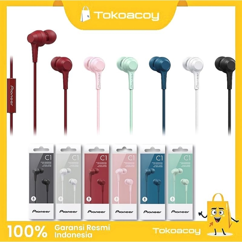 Pioneer Earphone In Ear SE-C1T
