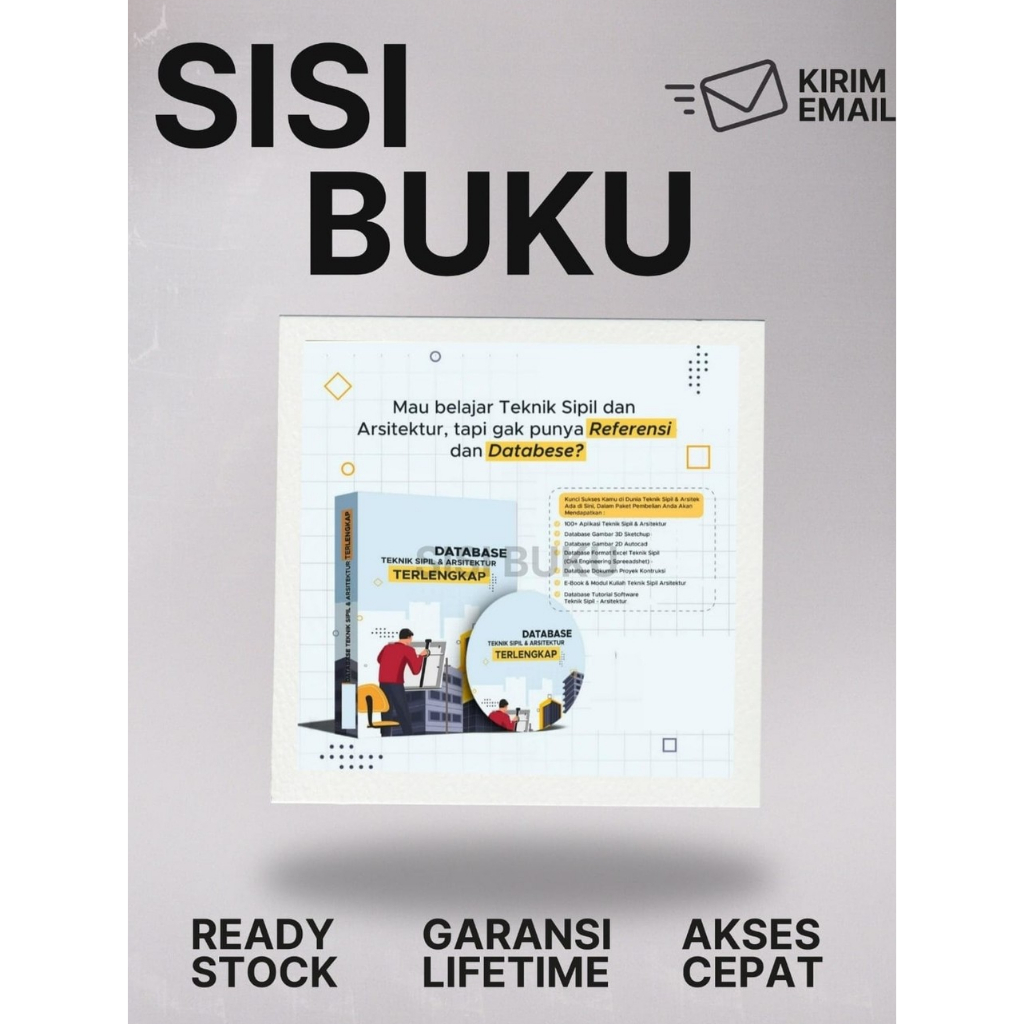 

[T-08] Paket Bundling ArchiData + Tools RAB Otomatis Excel (PAKET LENGKAP PULUHAN GB)