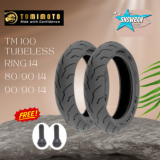 Ban Tubeless Matic Donat Tomimoto TM100 80/90 & 90/90 Ring 14 Beat Vario Scoopy