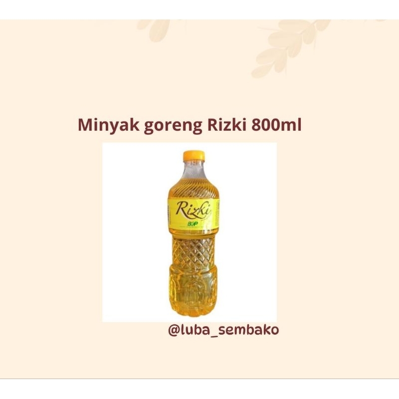 

Minyak Goreng Rizki Botol