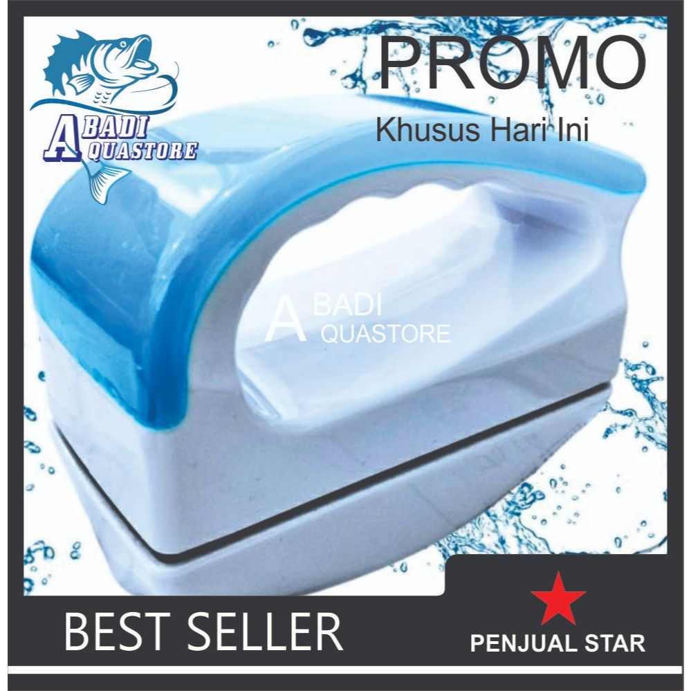 Sikat Kaca Magnet | Pembersih Mengapung Magnet | Pembersih Kaca Aquarium Magnet