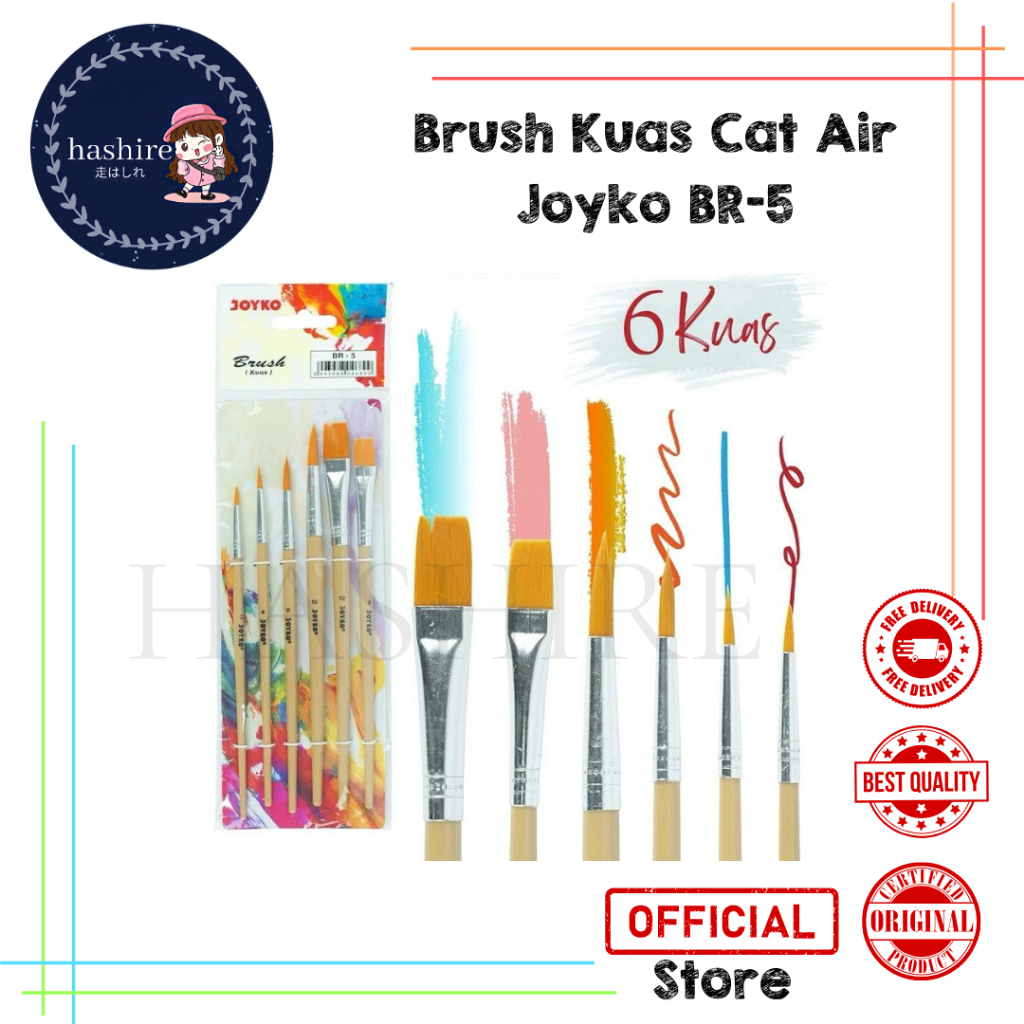 

Brush Kuas Cat Air Cat Minyak Lukis Acrylic Joyko BR-5
