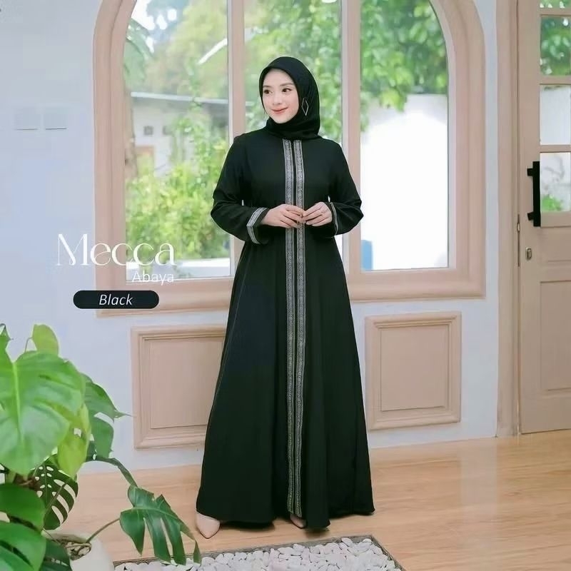 ABAYA DEWASA WOLFIS MADINAH ARABIC STYLE Renda bordir gamis/gamis abaya turkey/abaya gamis hitam dre