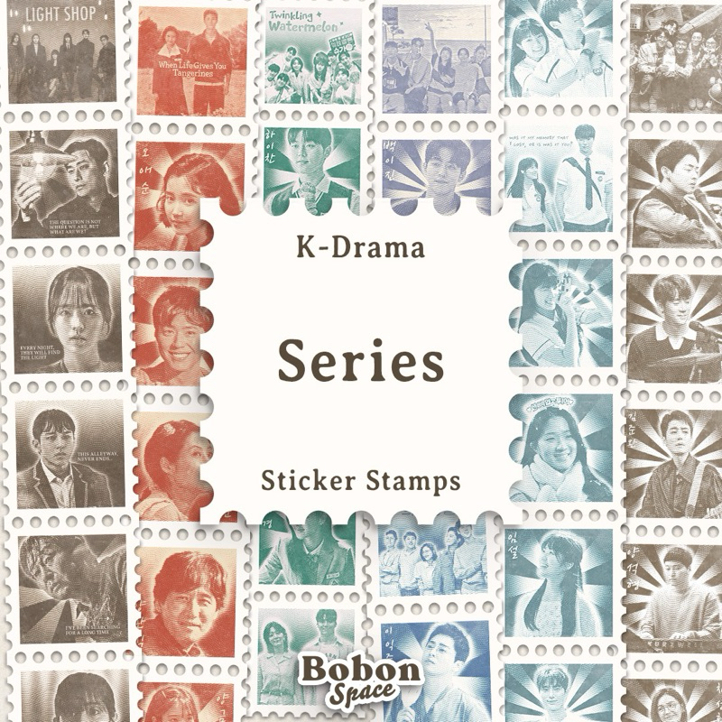 STICKER STAMPS K-DRAMA - DRAKOR | STIKER PERANGKO ANTI AIR WATERPROOF VYNIL PRANGKO PERANGKO DRAMA K
