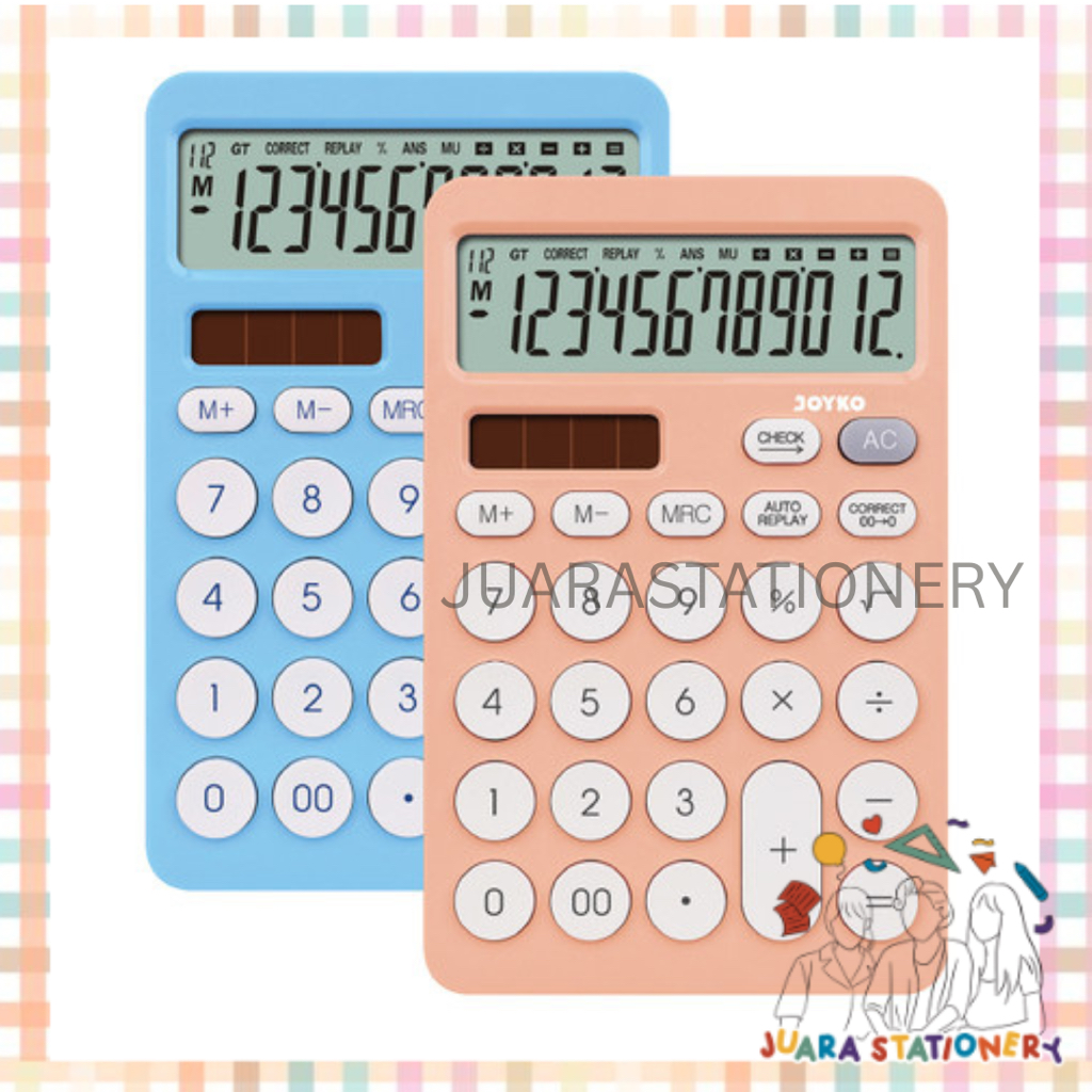

(1047) Kalkulator Joyko CC-64CO / Kalkulator Pastel Kalkulator Estetik Calculator