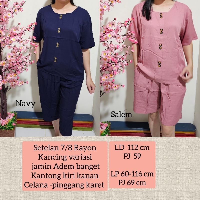 Setelan Rayon 7/8 KANCING