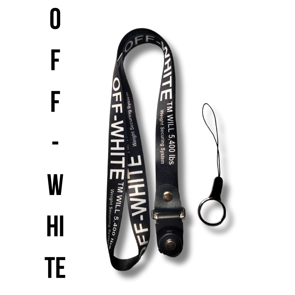 

lanyard gantungan id card hp off white