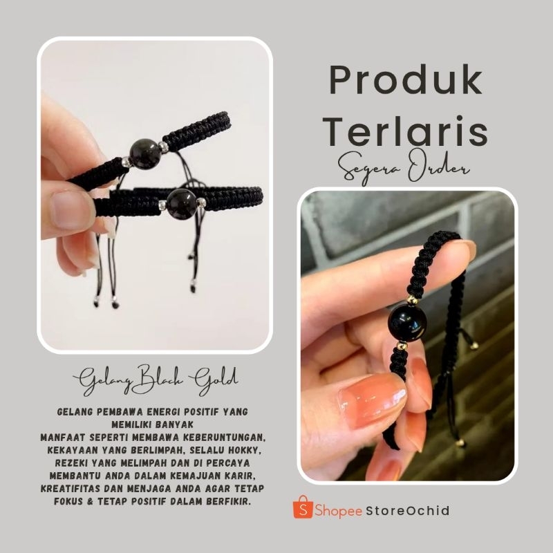 Gelang Black Gold Keberuntungan