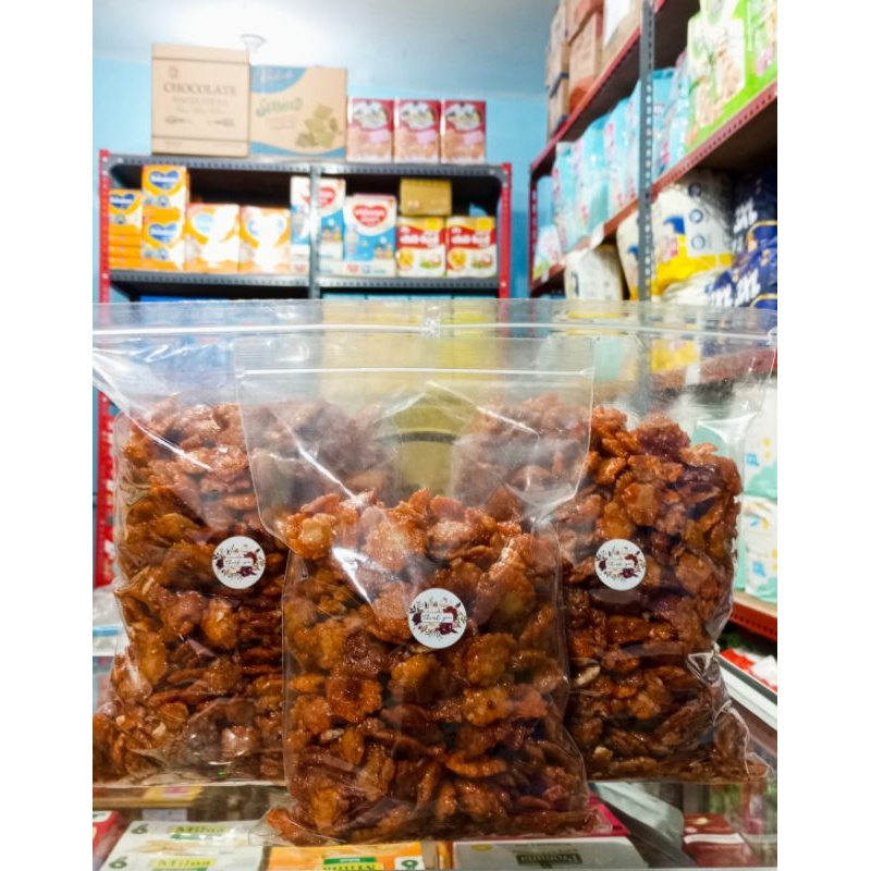 

Emping Melinjo pedas manis 500 gr