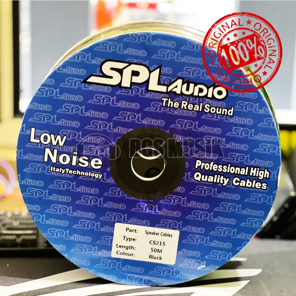 Ecer Kabel Speaker SPL AUDIO 2x1,5mm CS215 Meteran - Kabel Speaker SPL AUDIO 2x1,5mm CS215 ORIGINAL