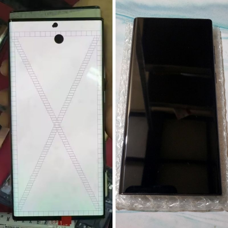 Lcd Samsung s22 ultra ori copotan minus tompel