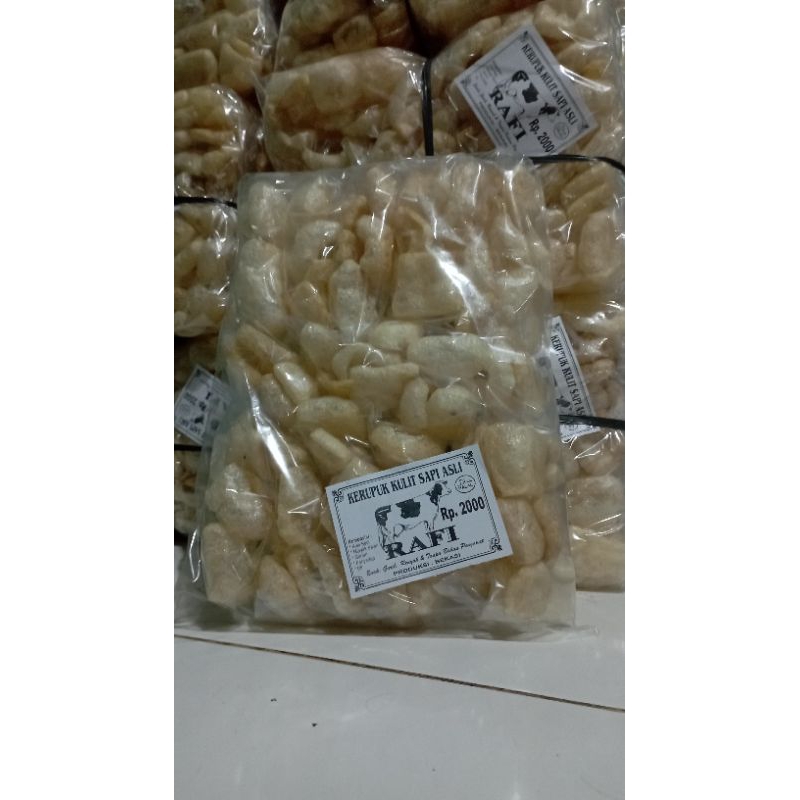 

Kerupuk kulit sapi asli