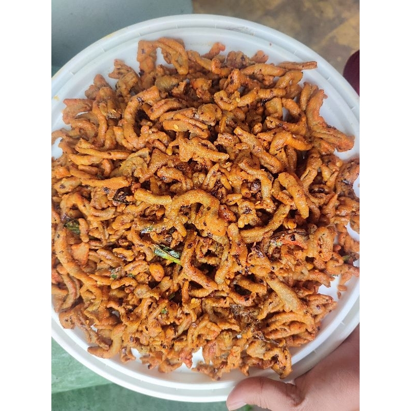 

Usus Crispy Kripik Usus Pedas Daun Jeruk 500gr