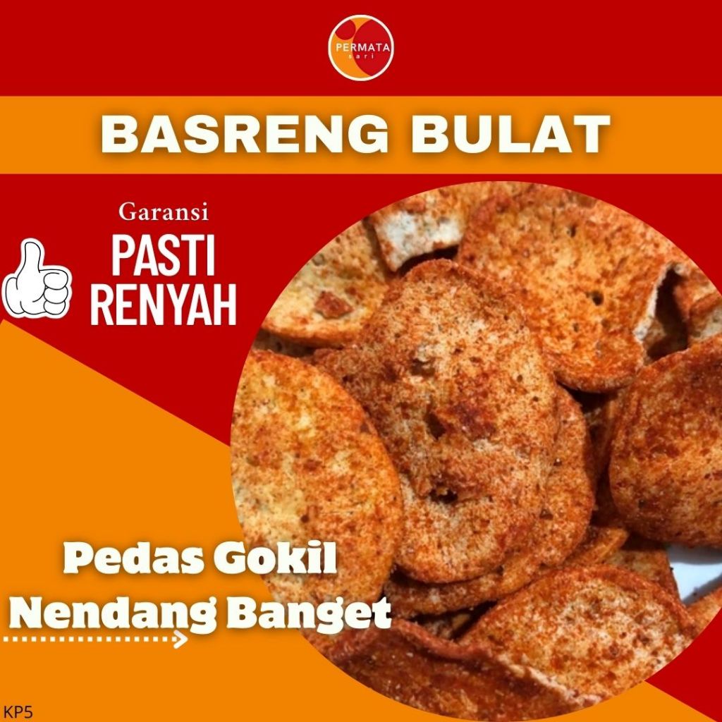 

Keripik basreng bulat pedas/keripik basreng/snack basreng bulat