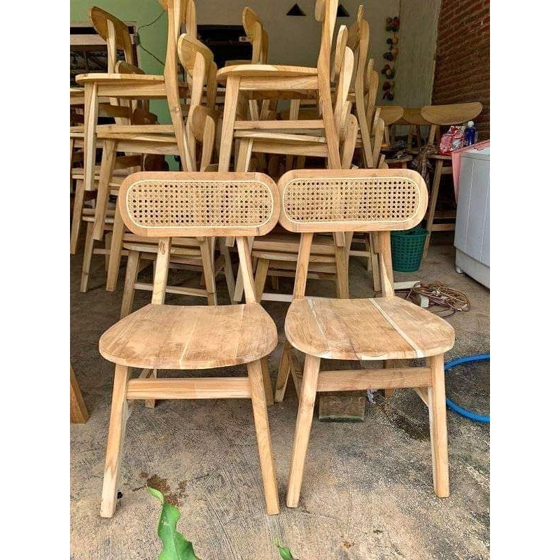 Kursi cafe ropan sandaran rotan kursi cafe