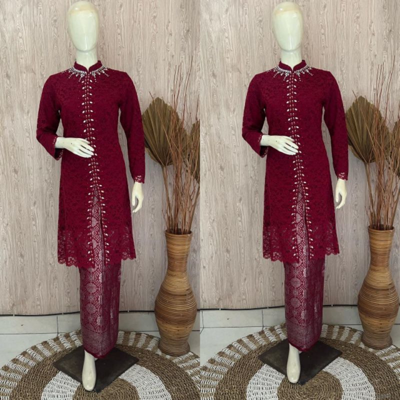 SET TUNIK BUSUI BROKAT PAYET//BROKAT BUSUI PAYET